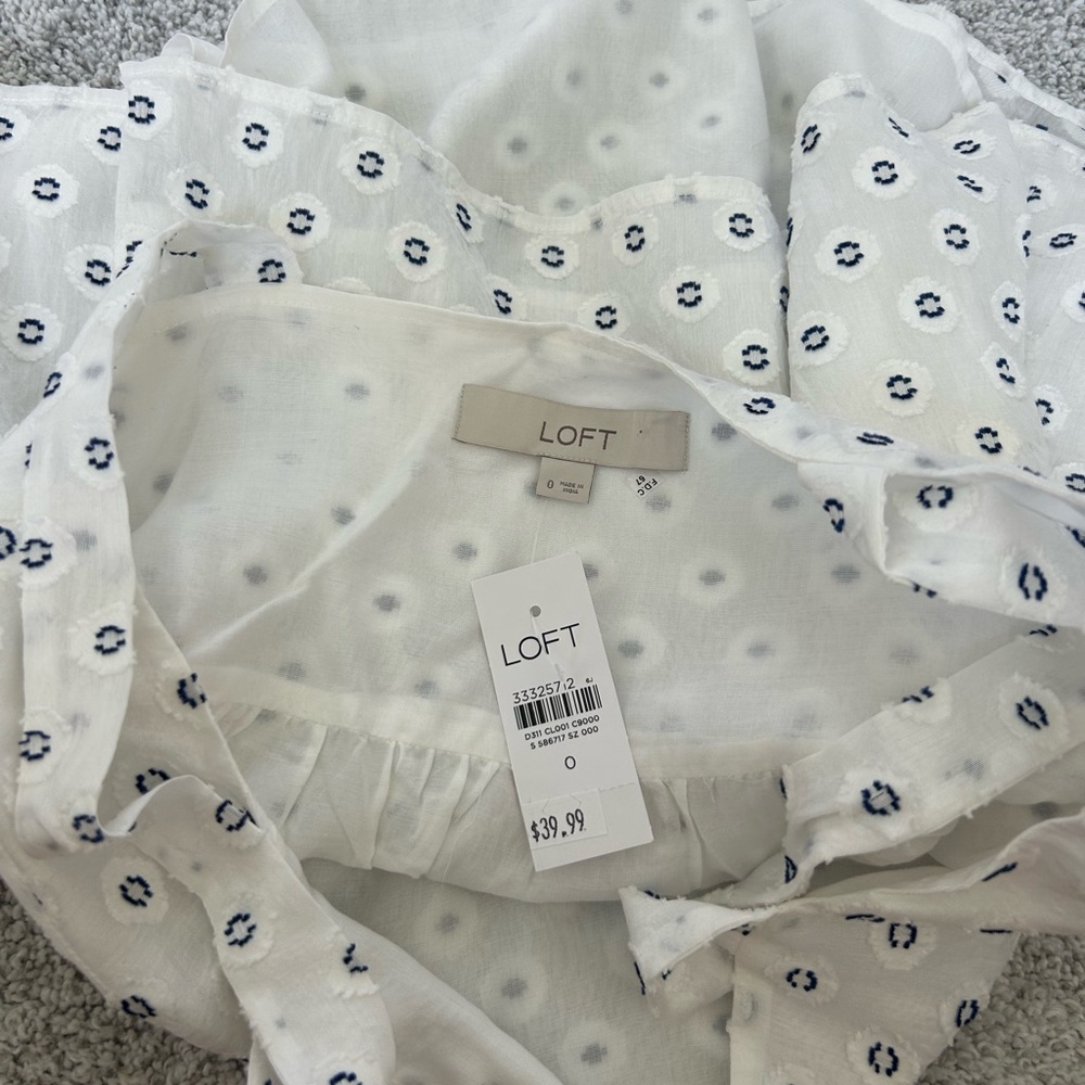 NWT LOFT BABYDOLL TANK - Picture 3 of 4